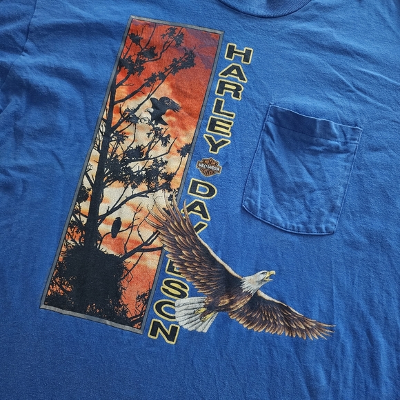 Vintage 90s Harley-Davidson San Diego California Pocket T-Shirt, Men's Size XL - Picture 9 of 9